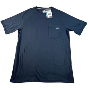 Dickies Performance Temp IQ Cooling Short Sleeve T Shirt Mens Medium Navy Blue